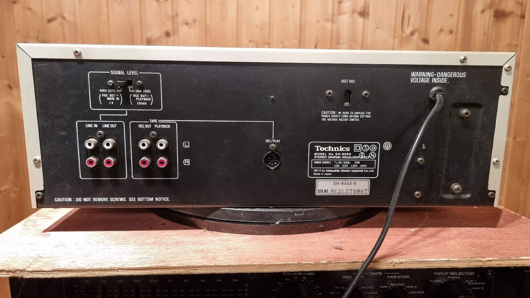 Technics Equalizzatori: Technics Stereo EQ SH-8065, 2x34 Band – Usato da Schöfflisdorf venduto da Silvervintage.CH 2