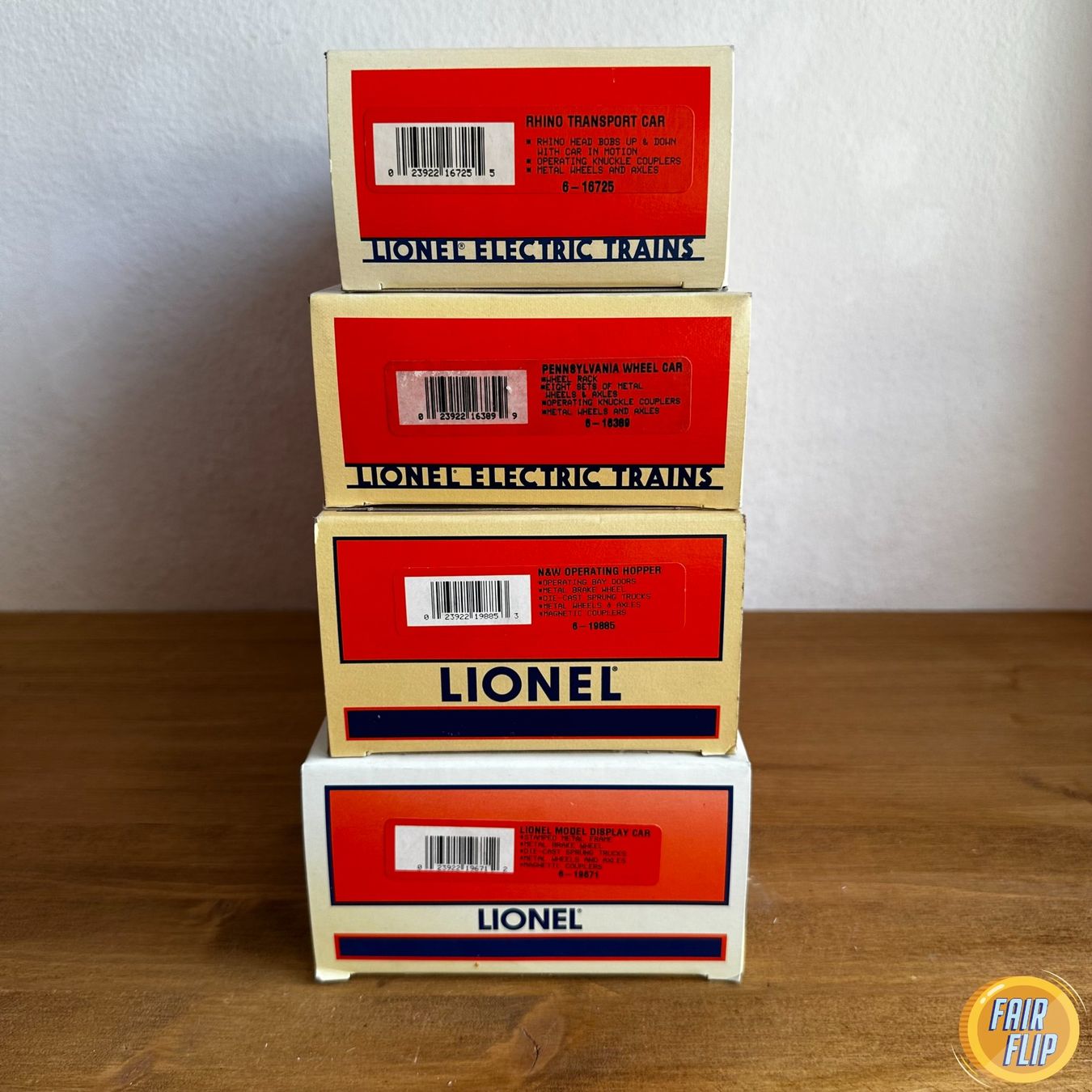Lionel Modelleisenbahnen: Lionel 4er Set – Neu und originalverpackt aus Luzern von fairflip 1