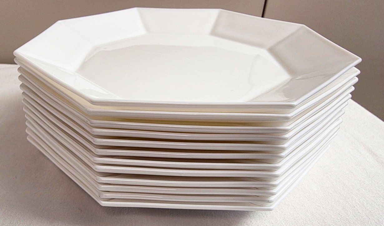 Geschirrsets: Original Arcoroc/Arcopal Octime Set in Weiss – Gebraucht aus Zürich von Numark