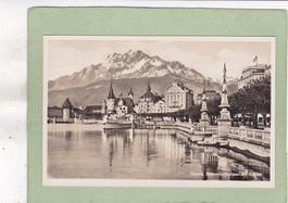 Luzern Schweizerhofquai mit Pilatus