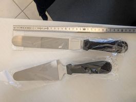 2x spatules de cuisine gâteau / Küchenspachtel ~30 cm NEW