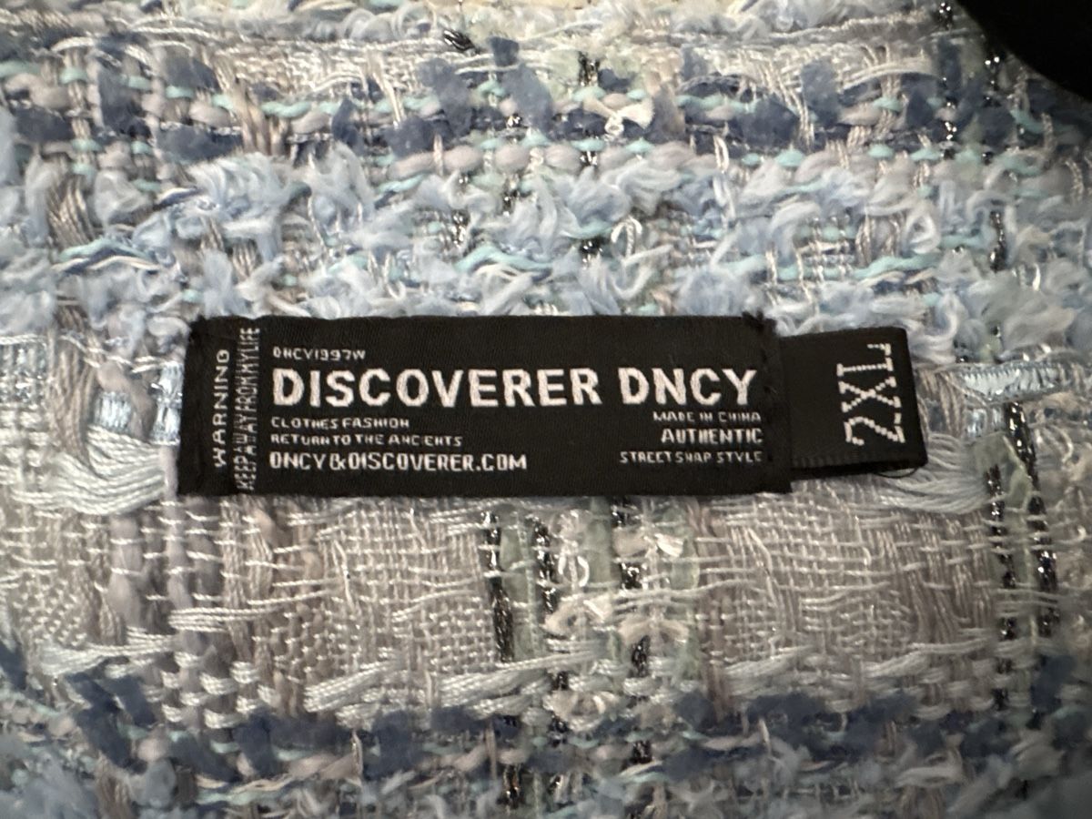 Giacche: Discoverer Dncy  hellblau Tweed Blazer – Usato da Flims Dorf venduto da chauy 3