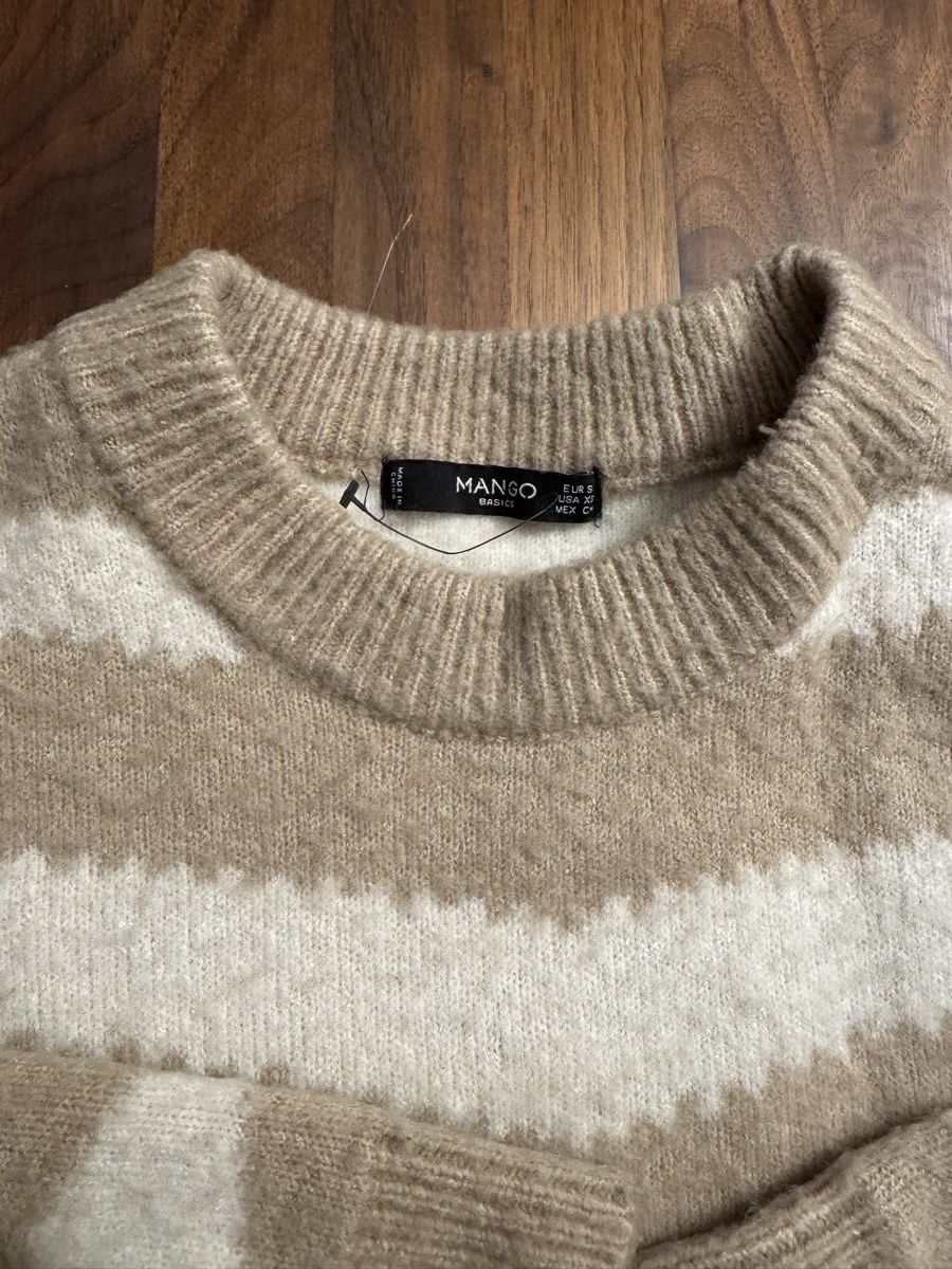 Mango Maglioni & Felpe: Mango Pullover gestreift beige weiss Gr.S – Usato da Zürich venduto da yas_7vdk 1