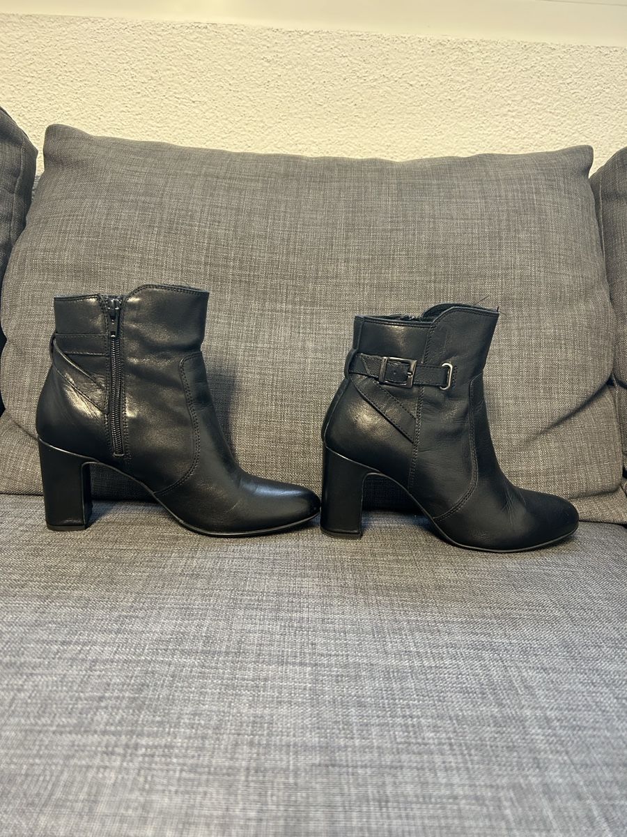 Globus Damenschuhe: Stiefeletten Globus 37 Leder schwarz – Gebraucht aus Rütihof von ALAFC