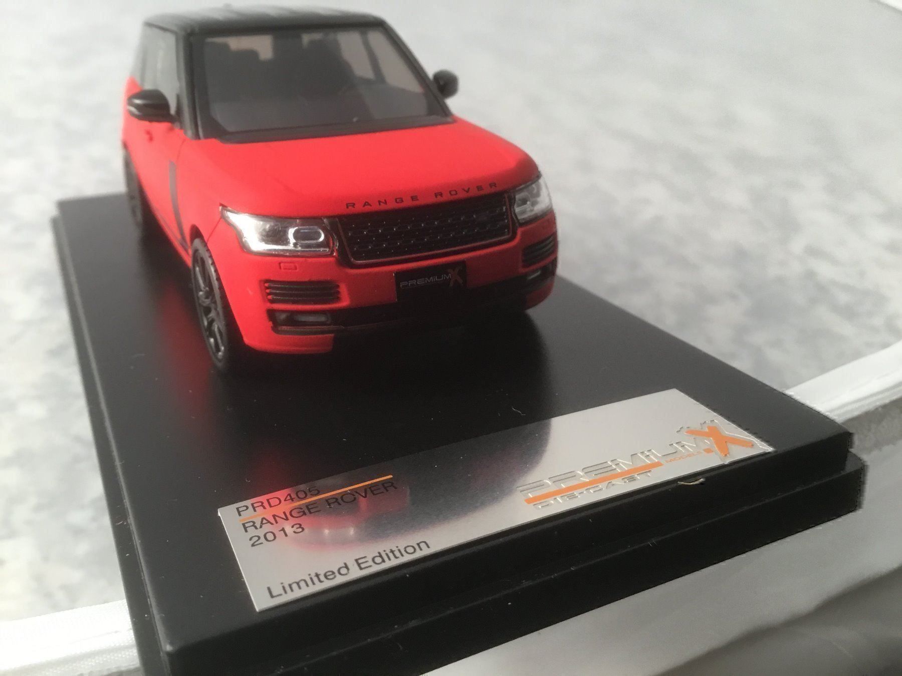 Modellautos: Range Rover, 1:43, rot matt – Neu und originalverpackt aus Erlenbach im Simmental von Model_box 2