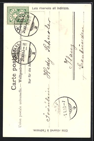 Cartoline postali: AK Basel, Pauluskirche im Winter, 1902 – Usato da Berlin venduto da bartko-reher 1