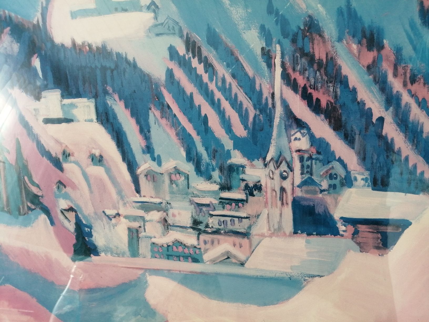 Foto & Immagini: Schönes winterliches Kirchner Bild (Davos)  – Usato da Windisch venduto da mer_6cjk 1
