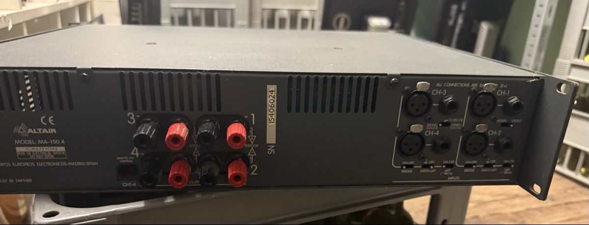 Amplificatori: Altair MA150.4 Power Amplifier 4 Channel – Usato da Niedergösgen venduto da cooly6 1
