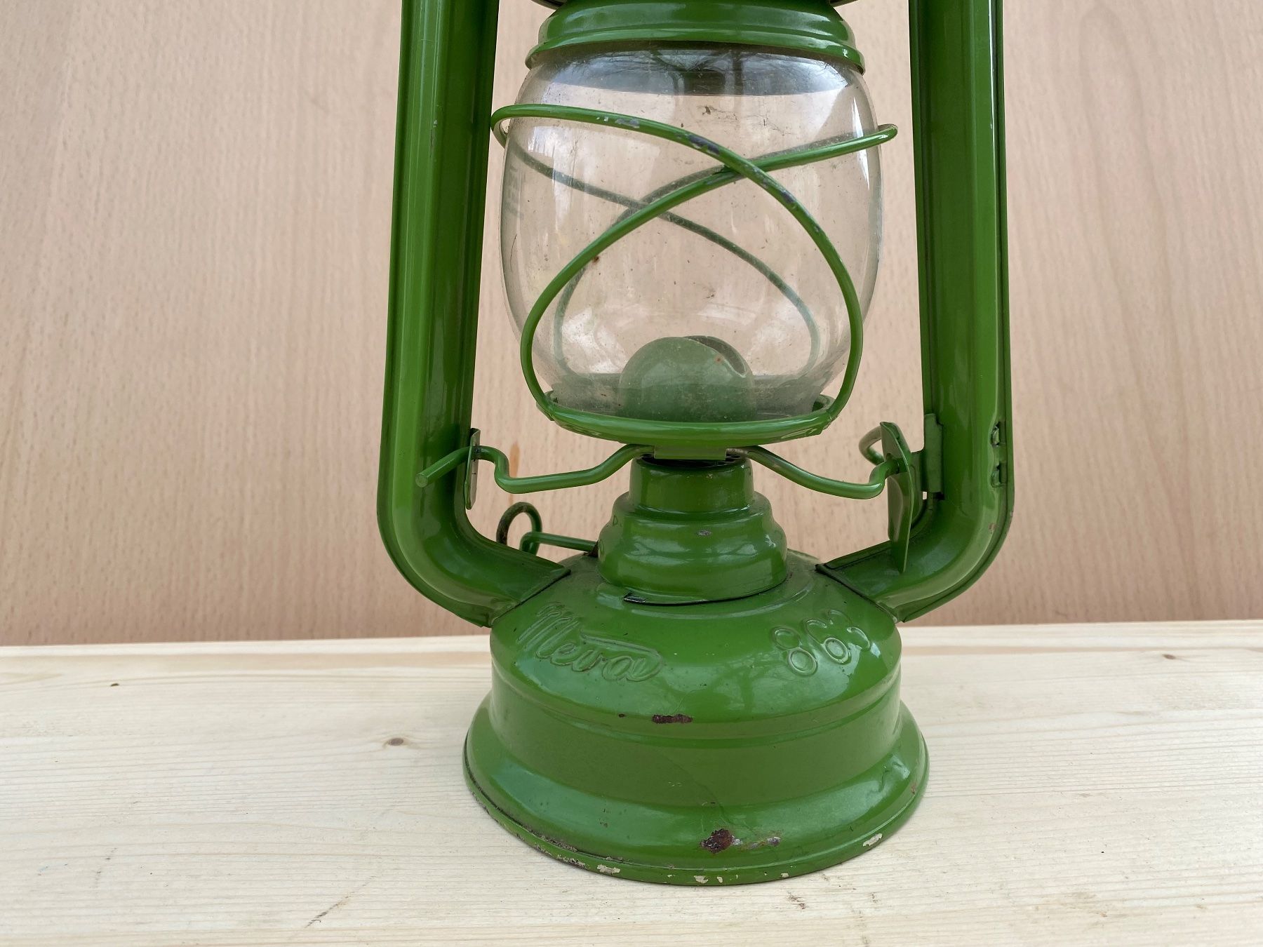 Lampade: schöne alte Meva Petrollampe / Sturmlampe – Usato da Feldbach venduto da Olive1 7