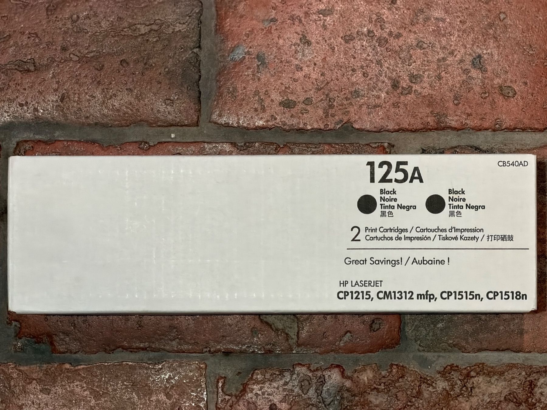 Hewlett Packard Cartucce per stampanti & toner: HP 125A Laserdrucker Toner Schwarz CB540A – Nuovo e nell'imballaggio originale da Büren an der Aare venduto da simsand 1