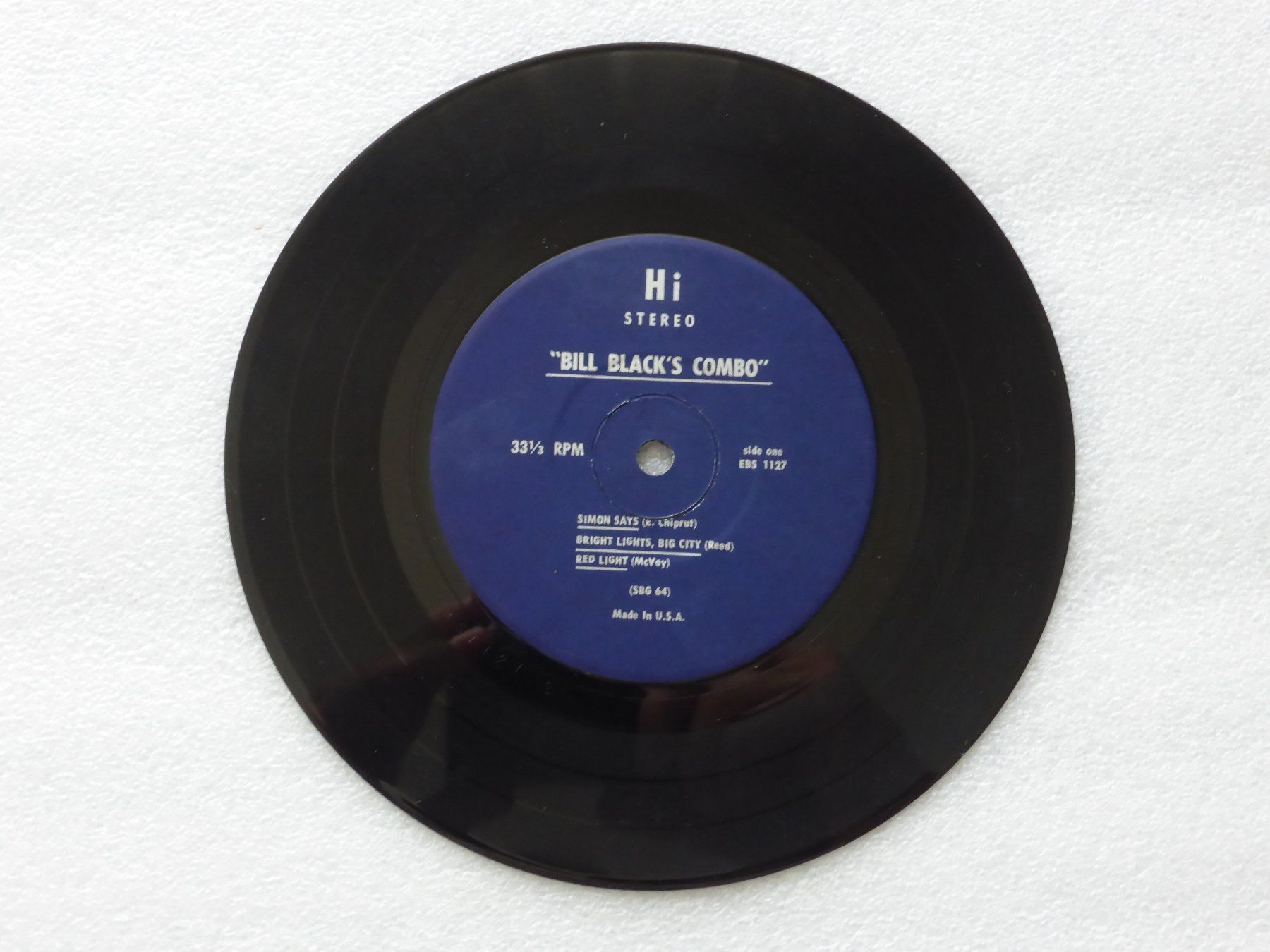 Dischi in vinile: Vinyl Single   EP  BILL BLACK'S COMBO – Usato da Küssnacht am Rigi venduto da Mondkinder 1