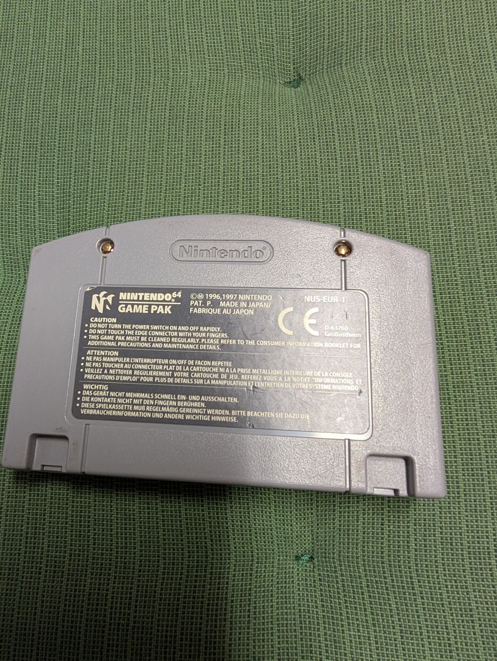 Spiele: 1080 snowboarding Nintendo 64 – Gebraucht aus Giubiasco von Ticinerd 1