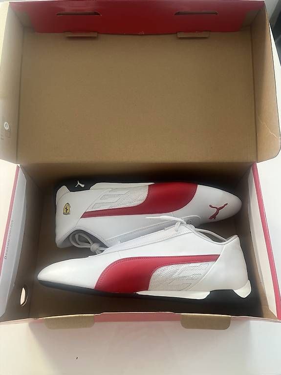 Herrenschuhe: NEU: PUMA white-rosso corsa Gr. 44 – Gebraucht aus Würenlingen von CGS 2
