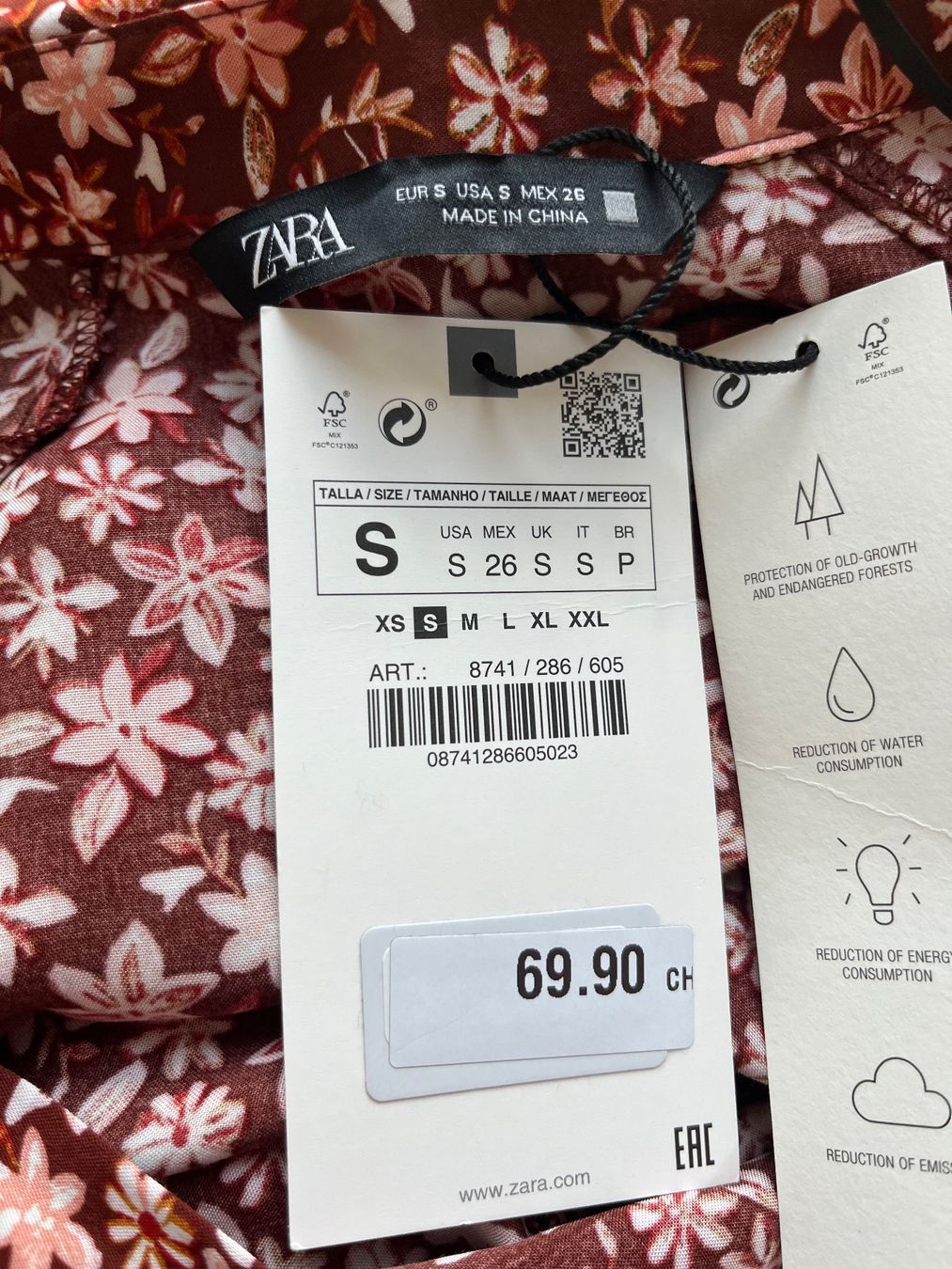 Zara Vestiti: ZARA Maxikleid mit Blumenmuster  - neu - – Nuovo (secondo la descrizione) da Jona venduto da vanessasupermarket20 7