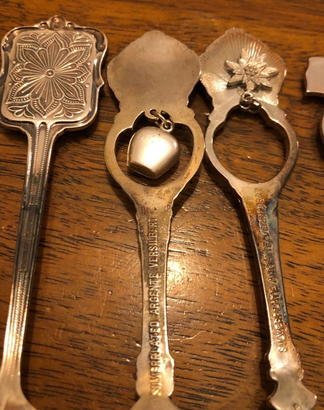 Cucchiai: 4 Stk. Souvenir-Löffeli, Schweiz – Usato da Gossau/ZH venduto da amazonas66 2