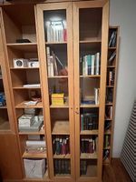 IKEA BONDE Regalsystem mit Glastüren