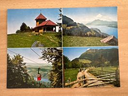 Rigi-Seebodenalp, Küssnacht - Seltene Vintage Postkarte!