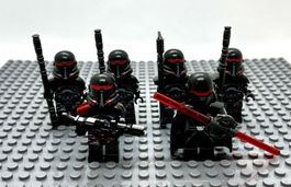 Custom Star Wars Inquisitor mit 5 Purge Troopers Minifiguren