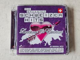 Die grössten Schweizer Hits  -  Lovesongs & Emotions / 2 CDs