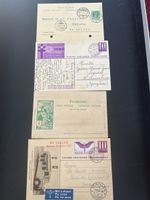 4 cartes postales timbre selon photo