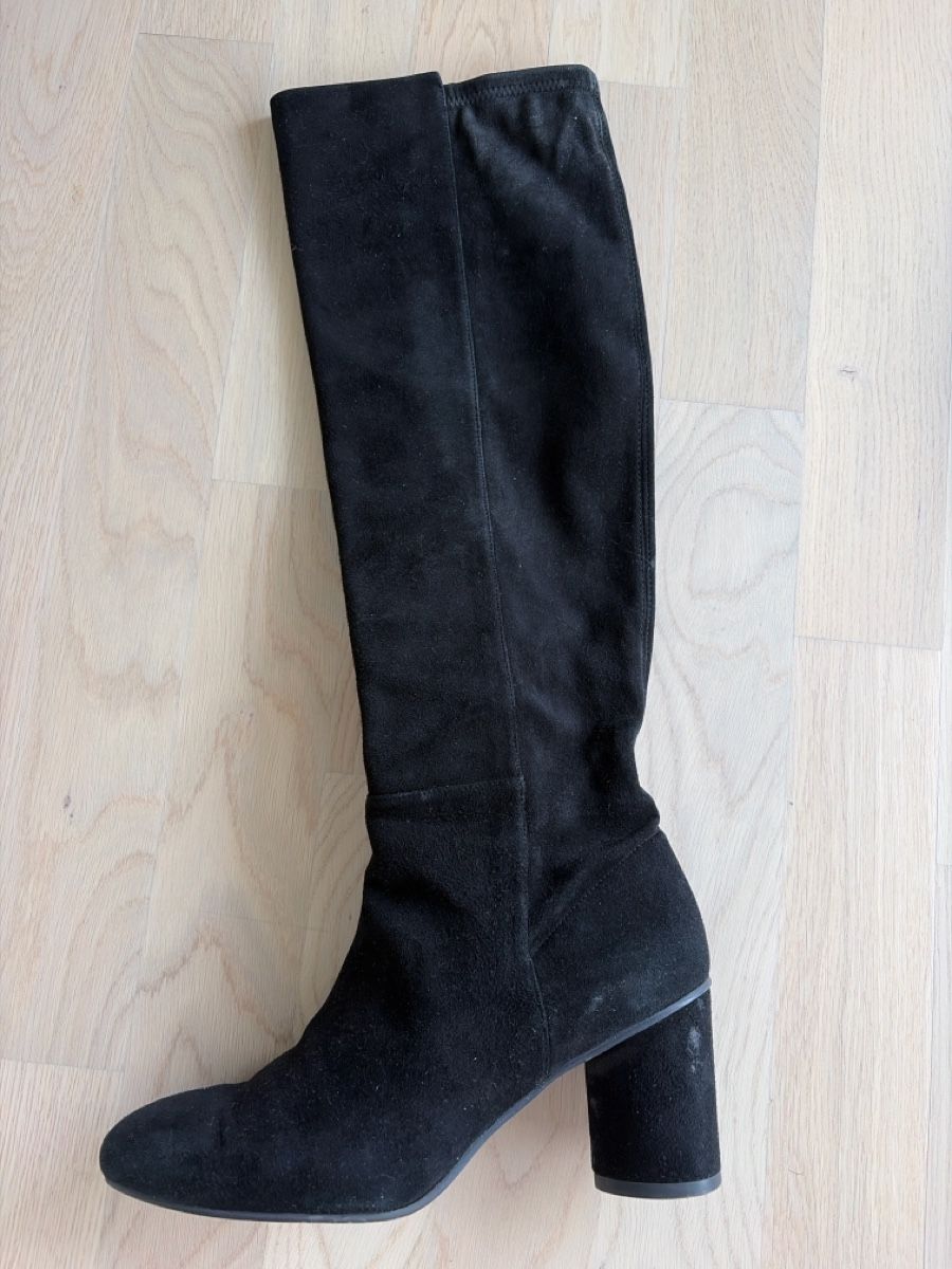 Stuart Weitzman Damenschuhe: Stuart Weitzman Stiefel schwarz Blockabsatz Grösse 38 – Gebraucht aus Au ZH von eac_gm25 3