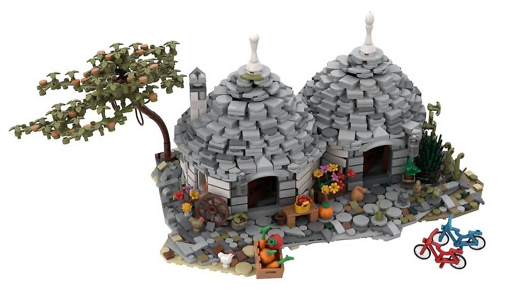 Lego Kit di costruzioni: Trulli di Alberobello aus Lego – Nuovo e nell'imballaggio originale da Schöftland venduto da Stella 1