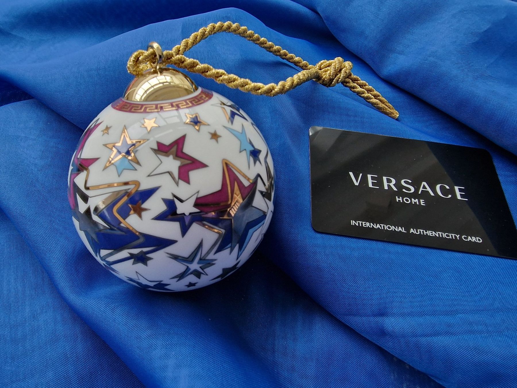 Rosenthal Tutte le decorazioni: 12 Exklusive Versace Weihnachtskugeln "Infinite Dreams" – Usato da Sargans venduto da pjo01