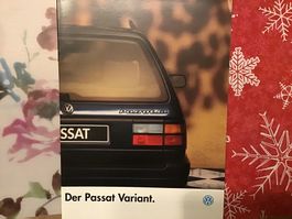 VW Passat Variant Verkaufsprospekt Januar 1990 28 Seiten
