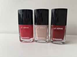 Lot de 3 vernis Chanel