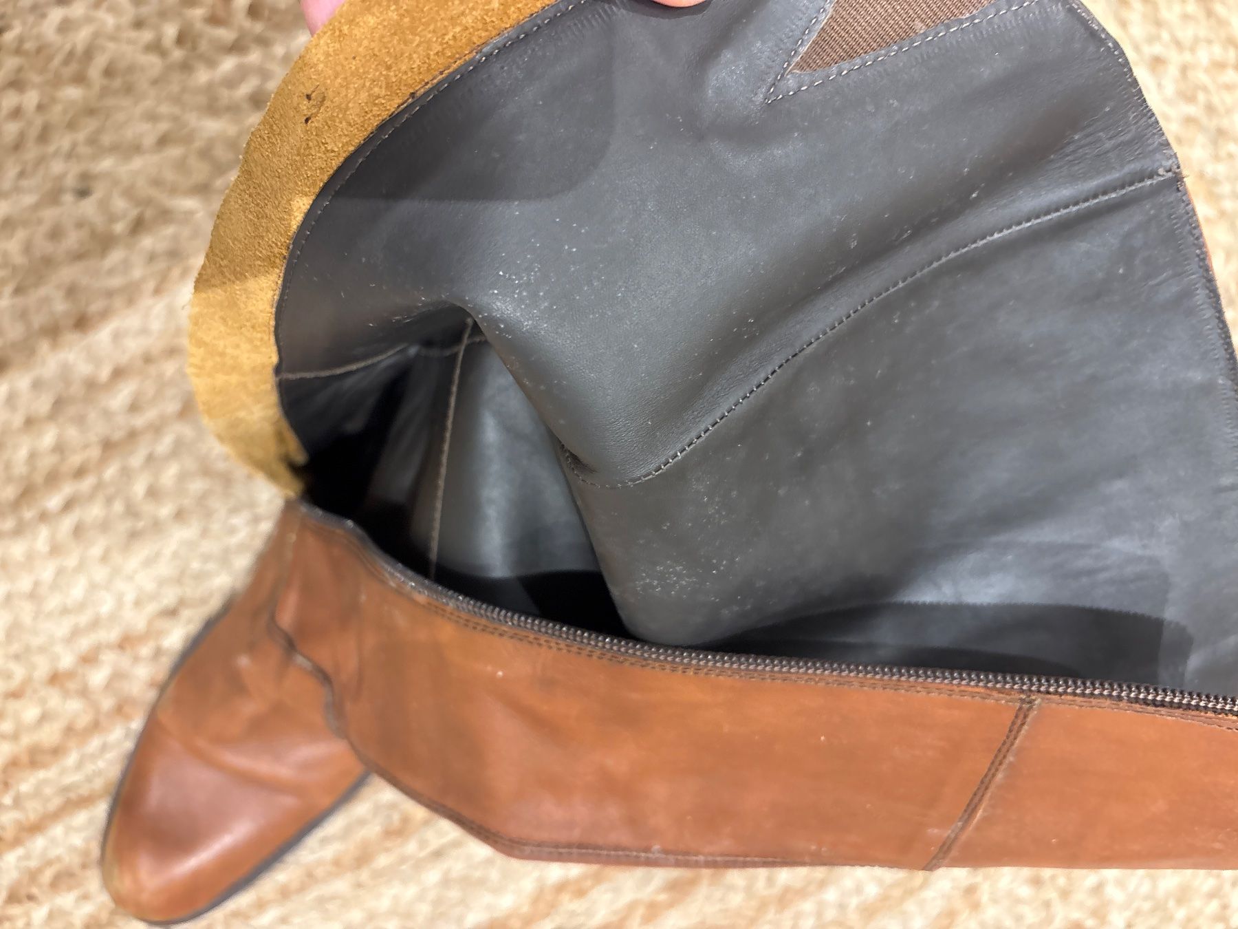 Scarpe da donna: Leder Stiefel in Cognac, Gr. 40 – Usato da Azmoos venduto da alix001 4