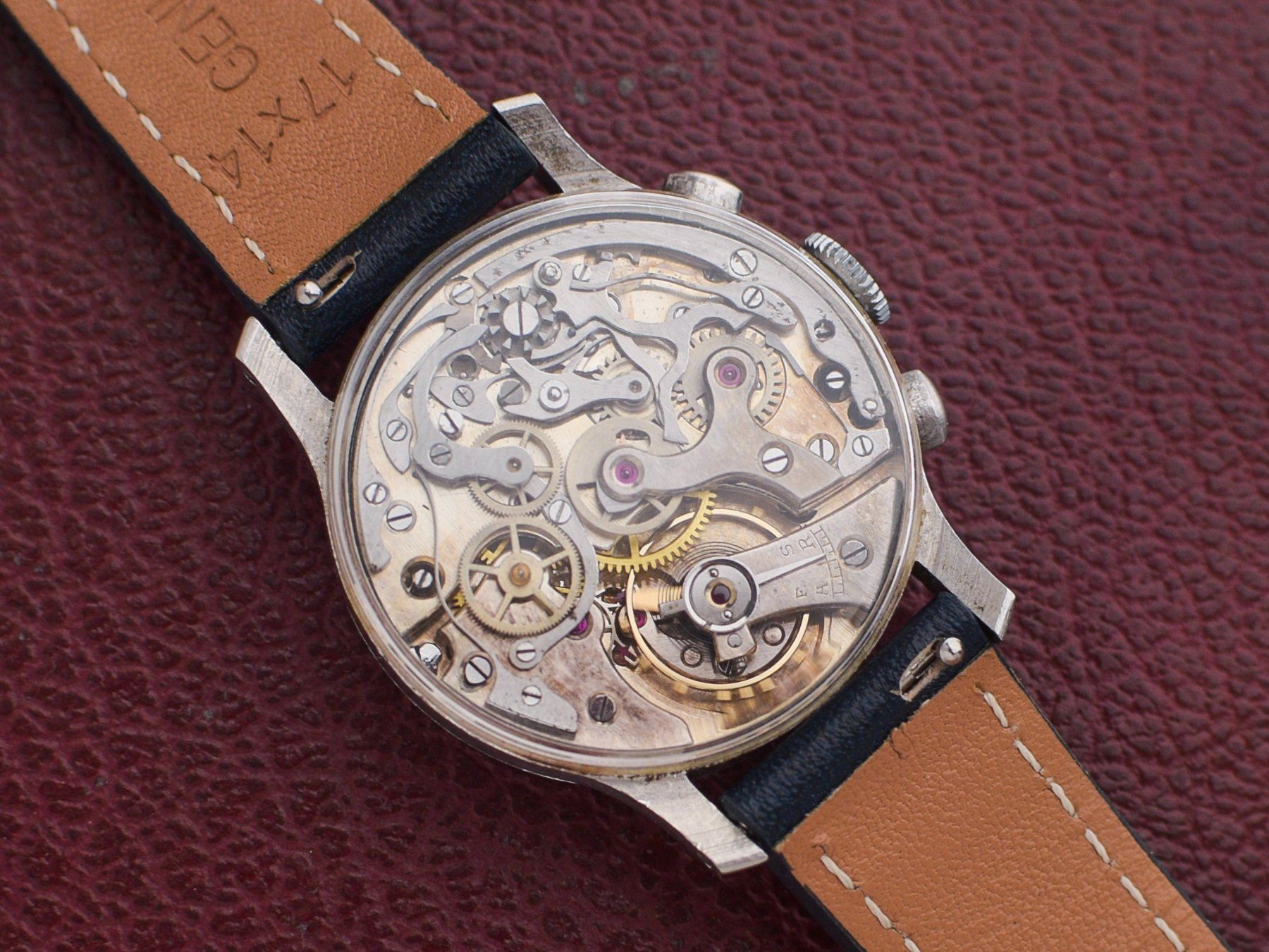 Orologi: Nivia Precision Valjoux 23 Chronograph from 1940s – Usato da St. Gallen venduto da Andrej99 7