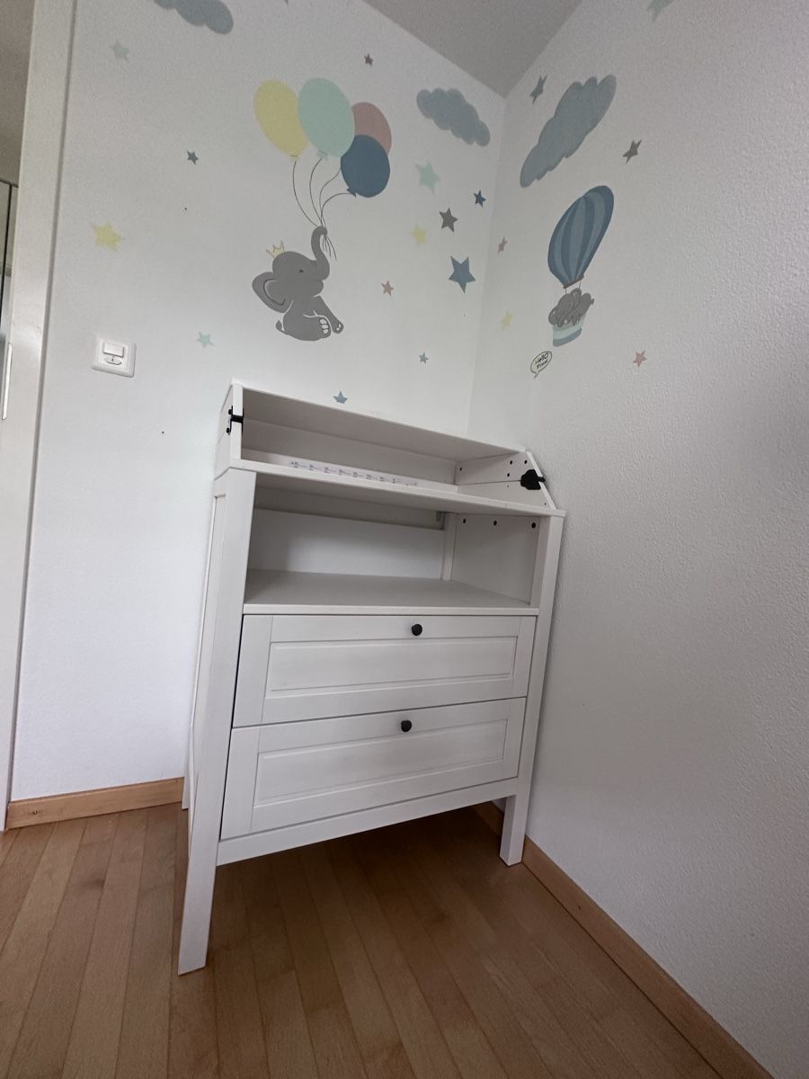 Ikea Wickeltisch & Zubehör: IKEA SUNDVIK Changing table white – Neu (gemäss Beschreibung) aus Bülach von VM8392X 1