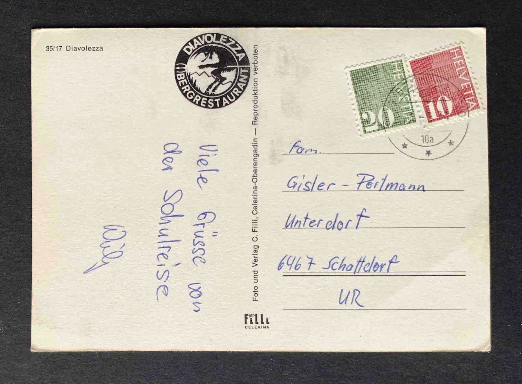 Cartoline postali: AK Diavolezza – Usato da Goldau venduto da artelier1 1