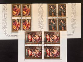 Liechtenstein Rubens Viererblock 1977  FDC  (2114)