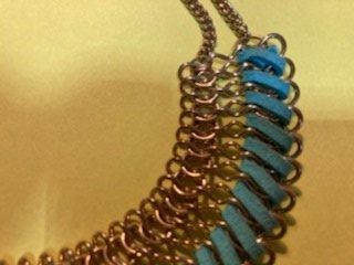 Ketten: türkisgoldfarbene halsnahe kette – Gebraucht aus Schwarzenberg LU von kindler007 2