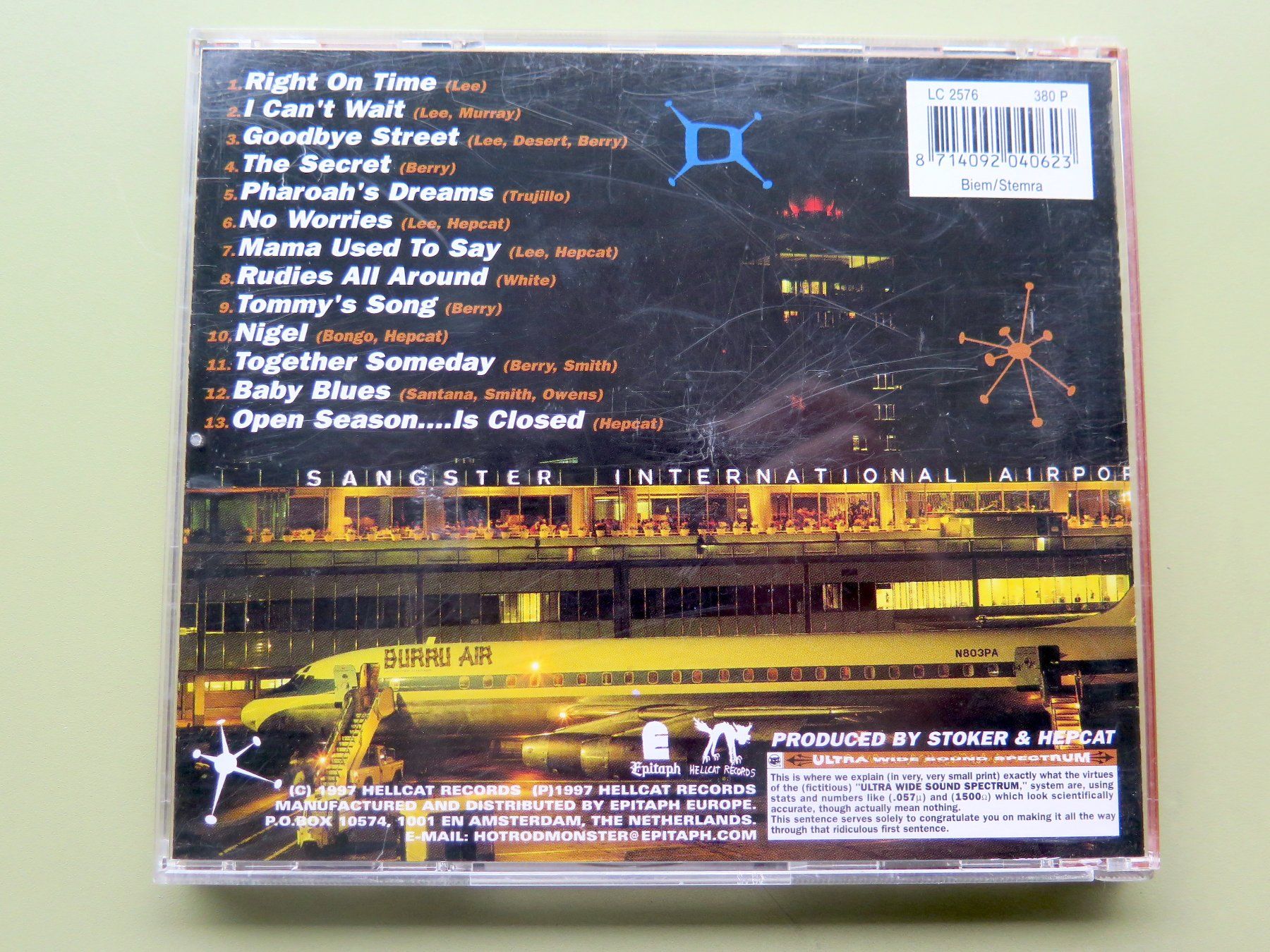CDs: (p) CD HEPCAT: Right on time, 1997 – D'occasion à Bern par Balzamico 1
