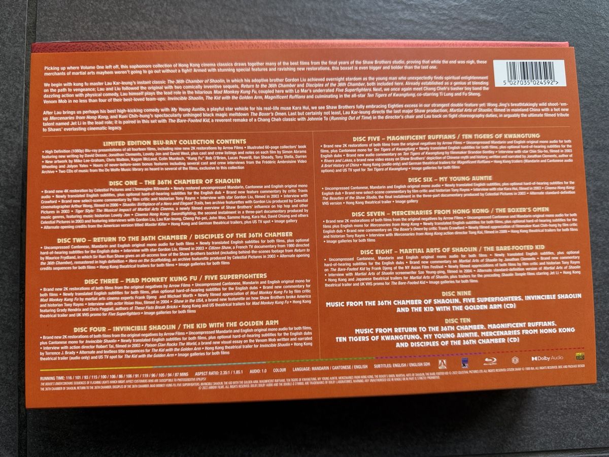 Tutti i DVDs: Shawscope Volume Two Blu-ray Collection Arrow Video – Usato da Zürich venduto da cENS0R 3