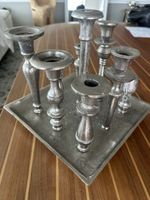 Kerzenstaender aus Metall, 7-armig, fuer schoene Momente