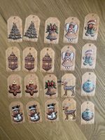 20x Geschenkanhänger Weihnachten