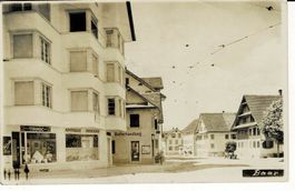 BAAR ZG gel. ca 1920 mit Militärst. Butterhandlung!