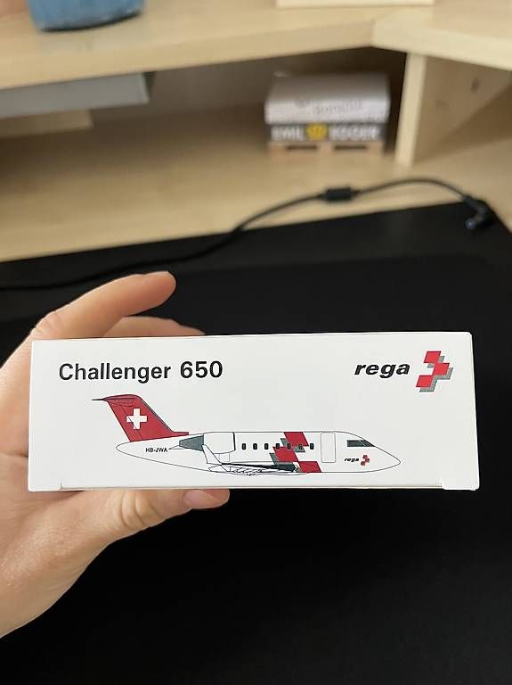 Modellbausätze & Standmodelle: Rega Ambulanzjet - Challenger 650 - 1:160 – Gebraucht aus Buttisholz von Katja_H 1