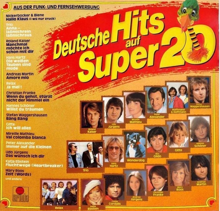 Dischi in vinile: Deutsche Hits auf Super 20 – Usato da Horn venduto da enigma66