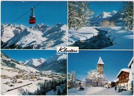Klosters - 4 Bild AK