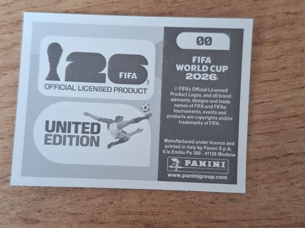Panini Carte collezionabili: Panini FIFA WM 26 Panini 00 – Nuovo (secondo la descrizione) da Tennwil venduto da mal_2fhf 1