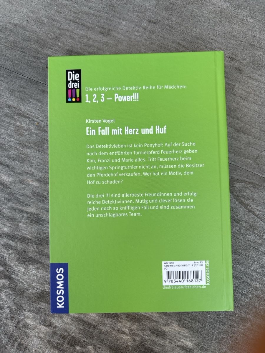 Bücher: Die drei !!! - Ein Fall mit Herz und Huf – Neu (gemäss Beschreibung) aus Schattenhalb von jarowilli 1