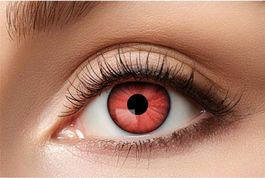 Lentilles de contact rouges neuves