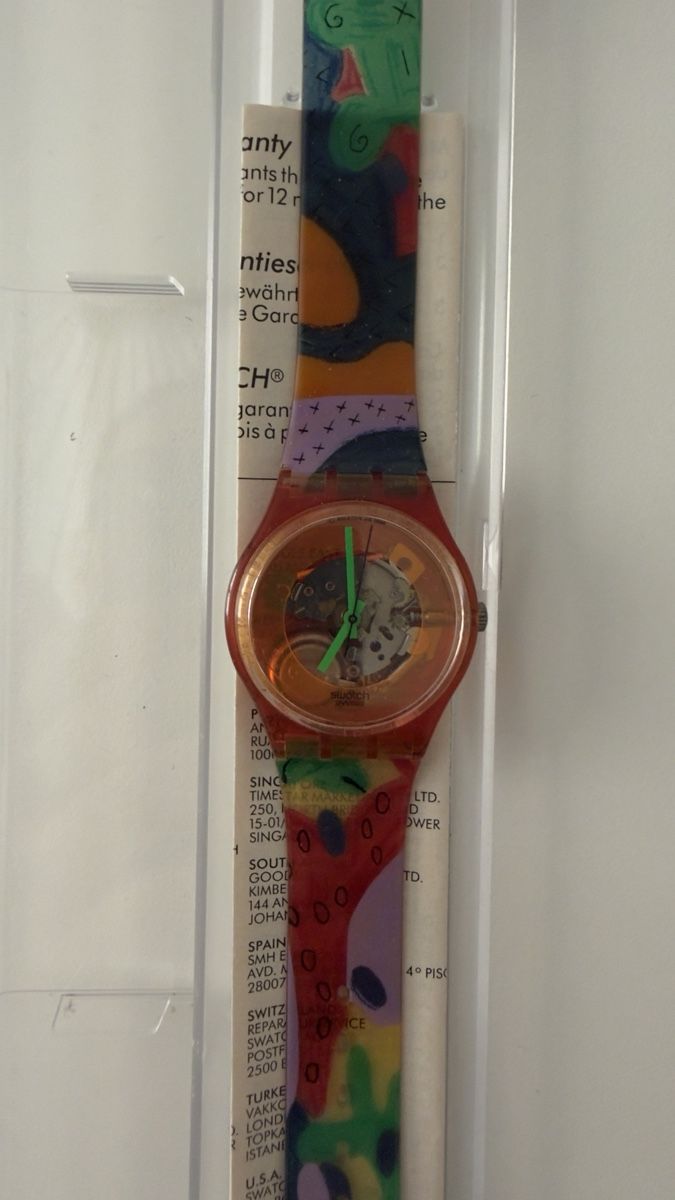 Swatch Uhren: Montre Swatch vintage multicolored – Gebraucht aus Fribourg von vibifgva