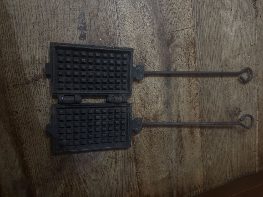 Gaufrier En Fonte Petromax – Moule à Croque-monsieur, Sandwichs Et Bagels, Long Manche, 11x11 Cm