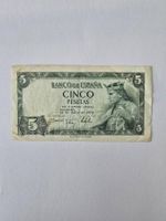 5 Spanische Peseten 1954