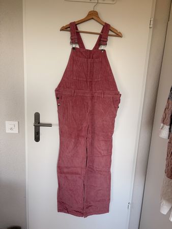 Latzhose rosa Grösse 36 aus Cord